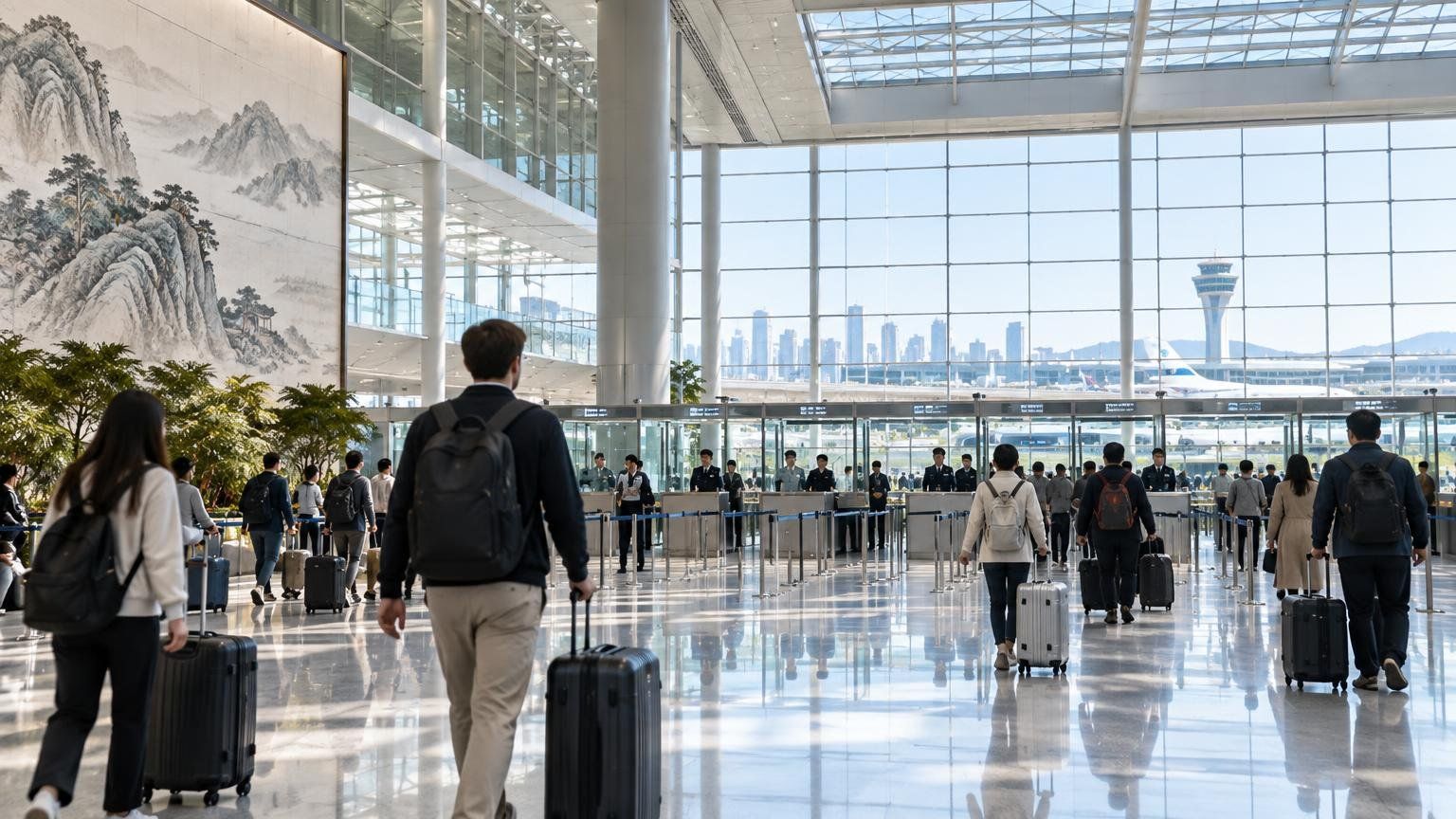 International arrival hall