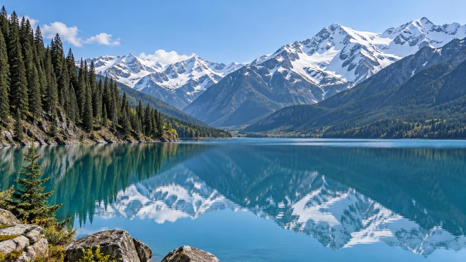 Heavenly Lake of Tianshan — northern Xinjiang's mountains and lakes
