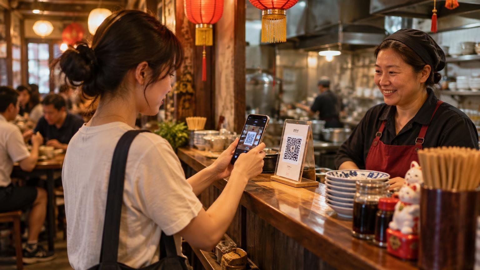 扫码支付:最常见的付款方式